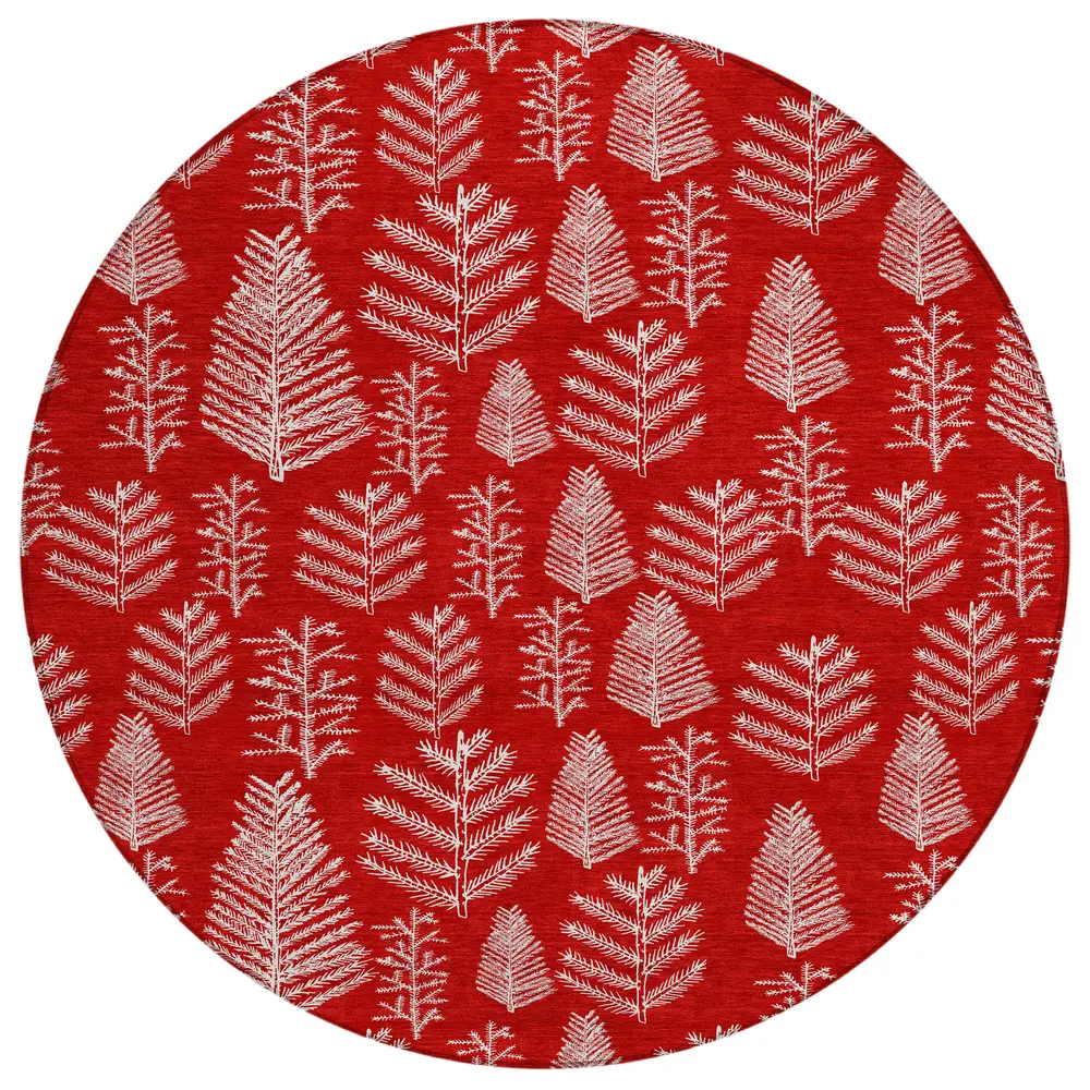 Wonderland WN21 Red 8' x 8' Round
