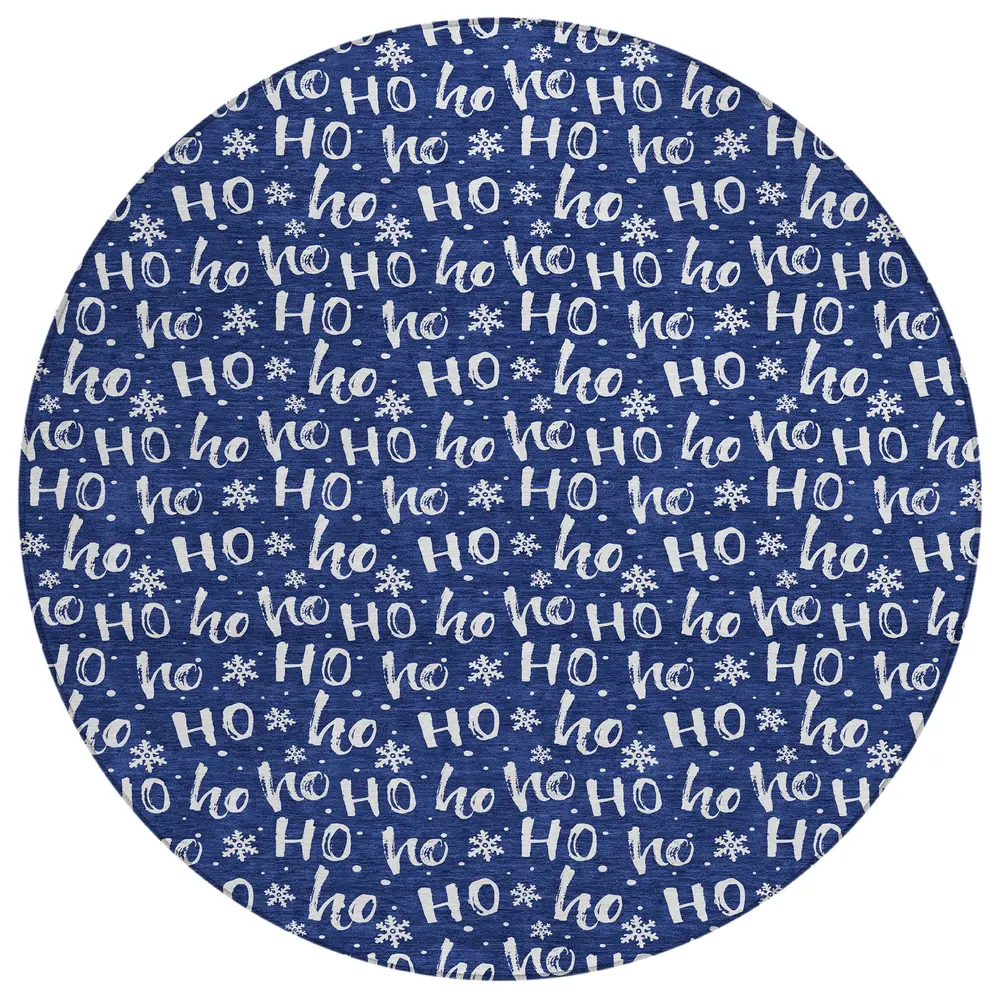 Wonderland WN22 Navy 8' x 8' Round