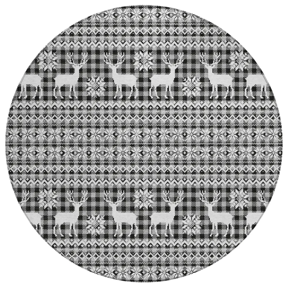 Wonderland WN28 Gray 8' x 8' Round