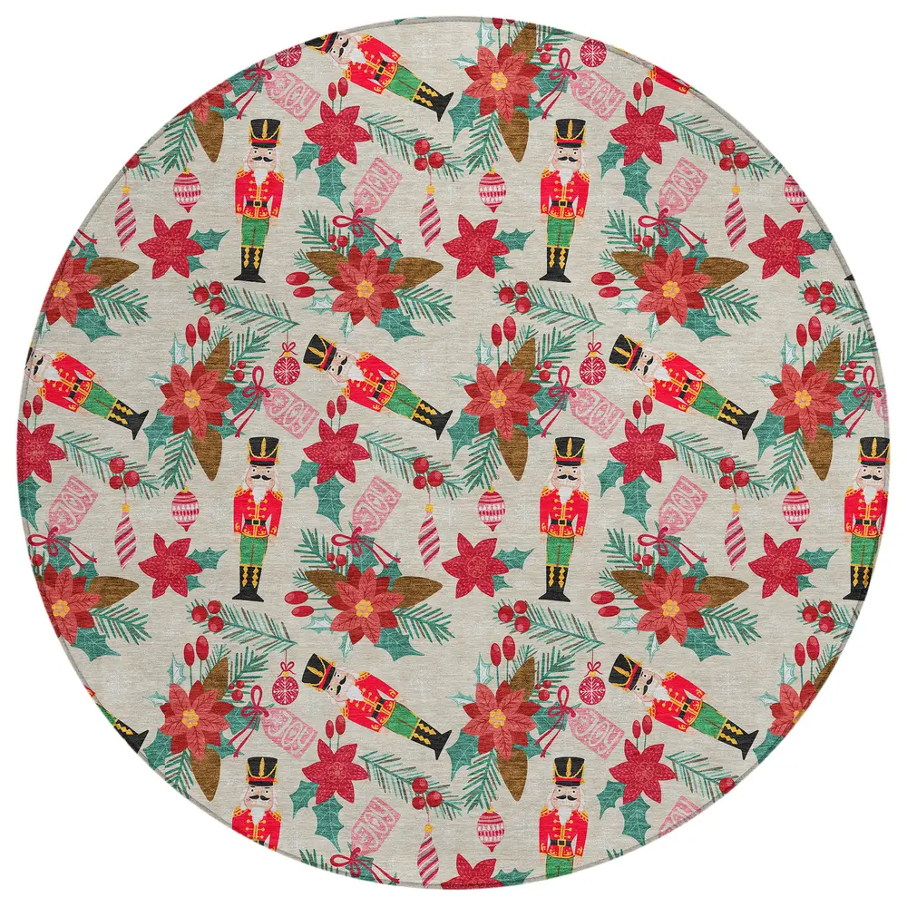 Wonderland WN30 Beige 8' x 8' Round