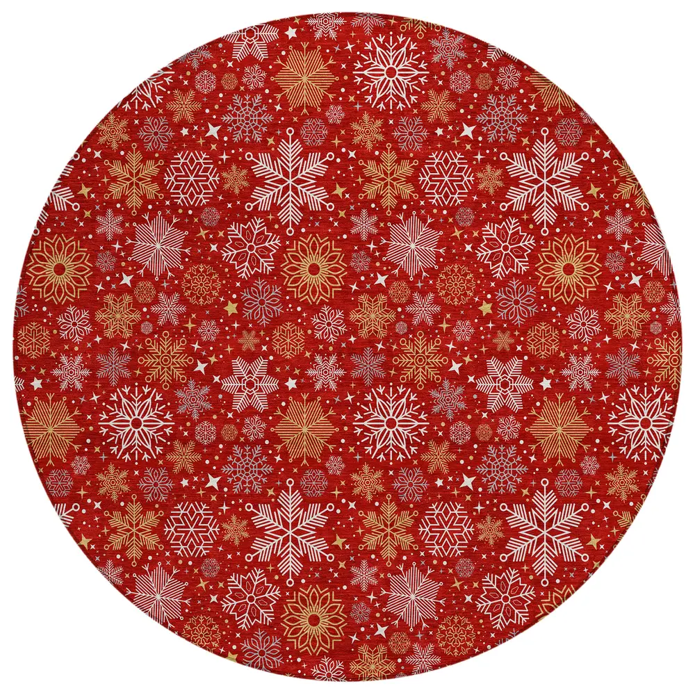 Wonderland WN31 Red 8' x 8' Round