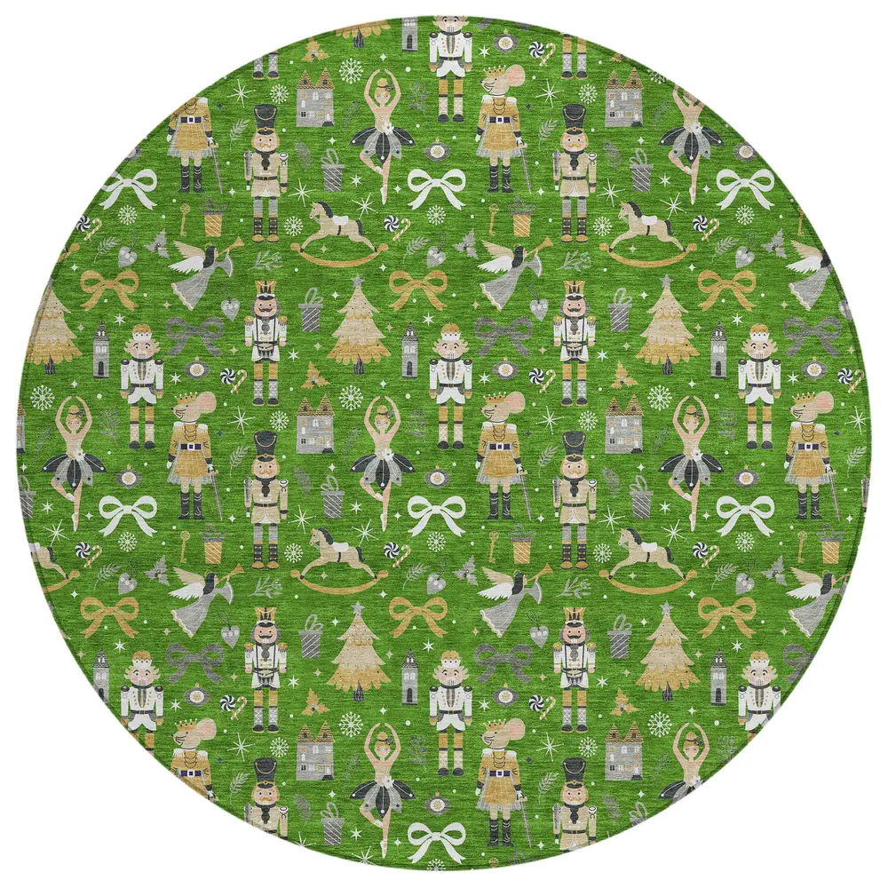Wonderland WN35 Green 8' x 8' Round