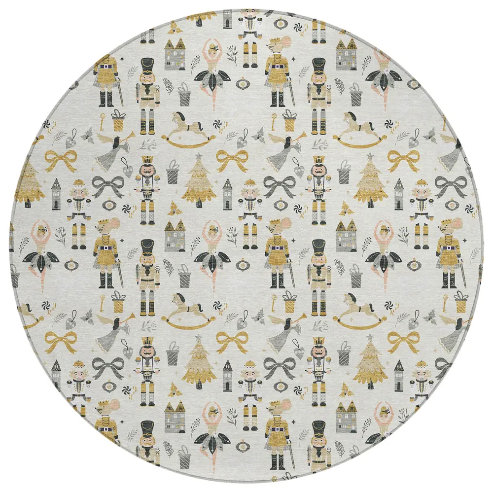 Wonderland WN35 Ivory 8' x 8' Round