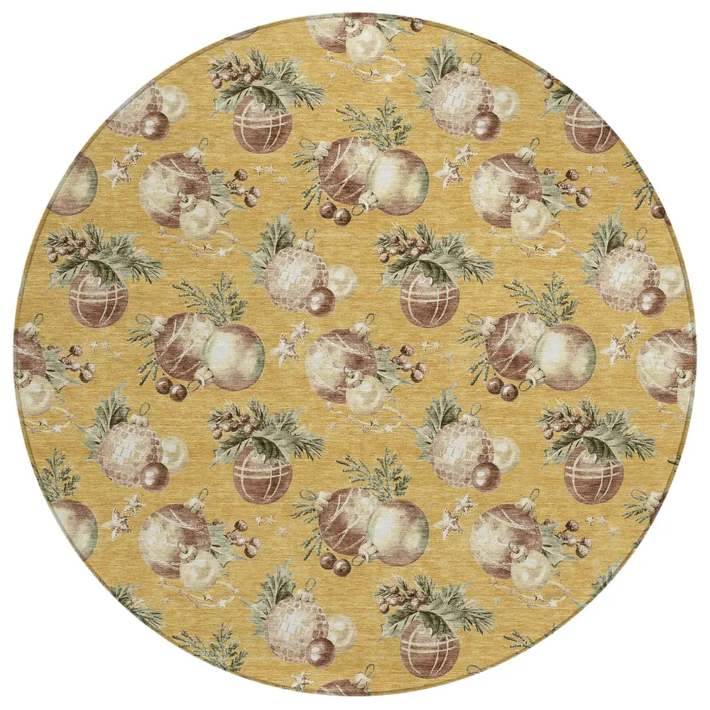 Wonderland WN36 Gold 8' x 8' Round