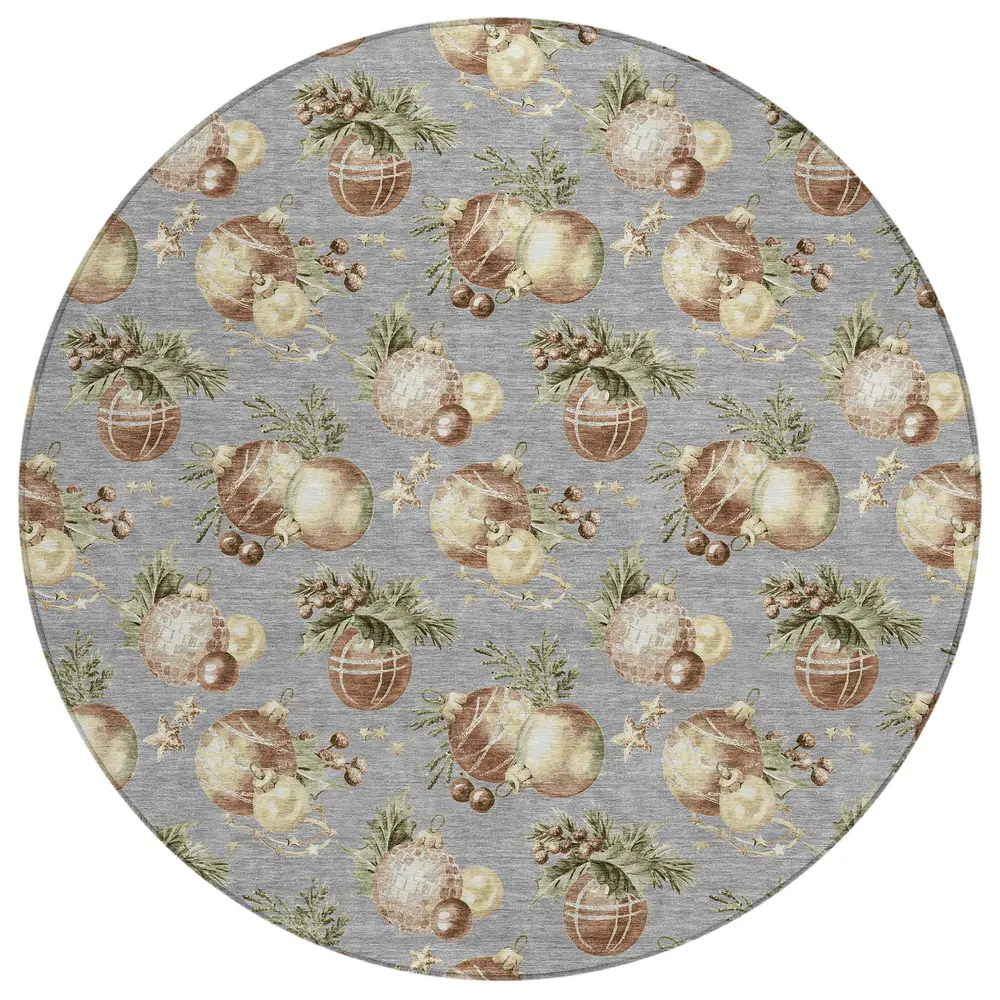 Wonderland WN36 Gray 8' x 8' Round