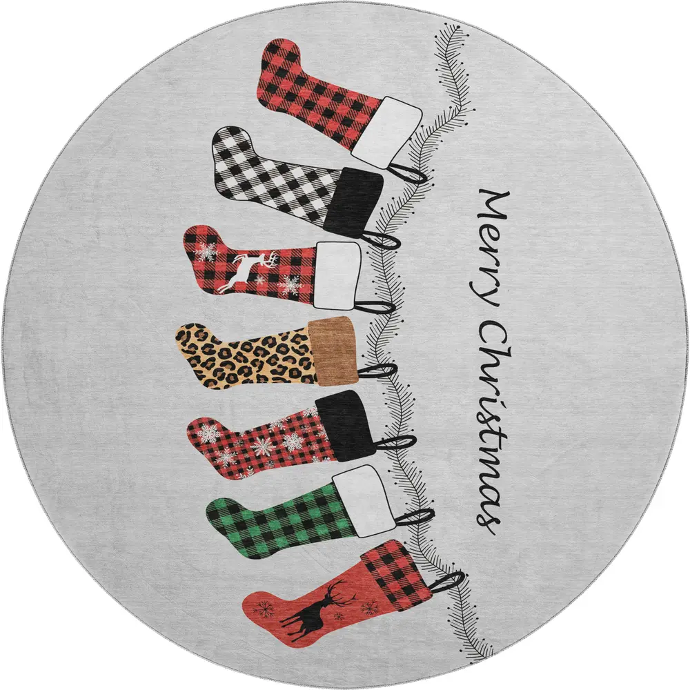 Wonderland WN5 Silver 8' x 8' Round