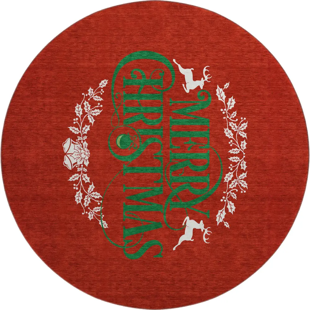 Wonderland WN6 Red 8' x 8' Round