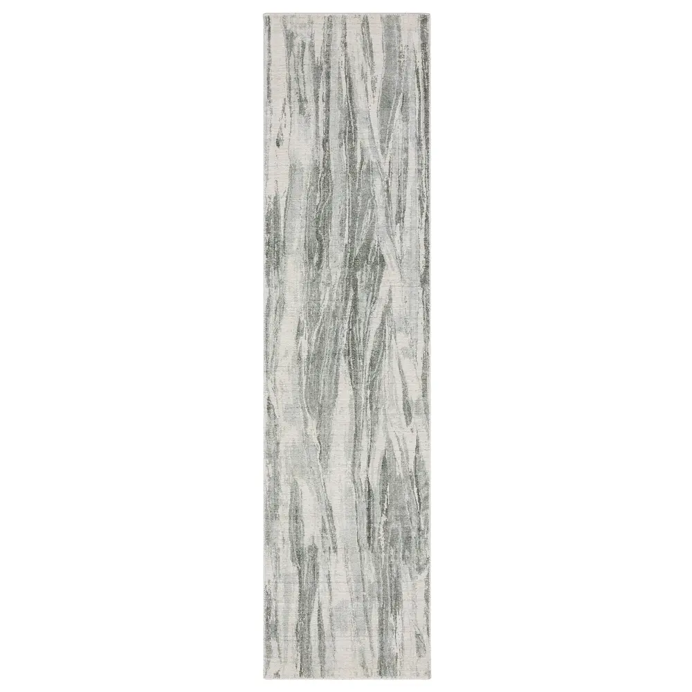 Clarke CLA03 Green/ Ivory Indoor Area Rug - 2'6