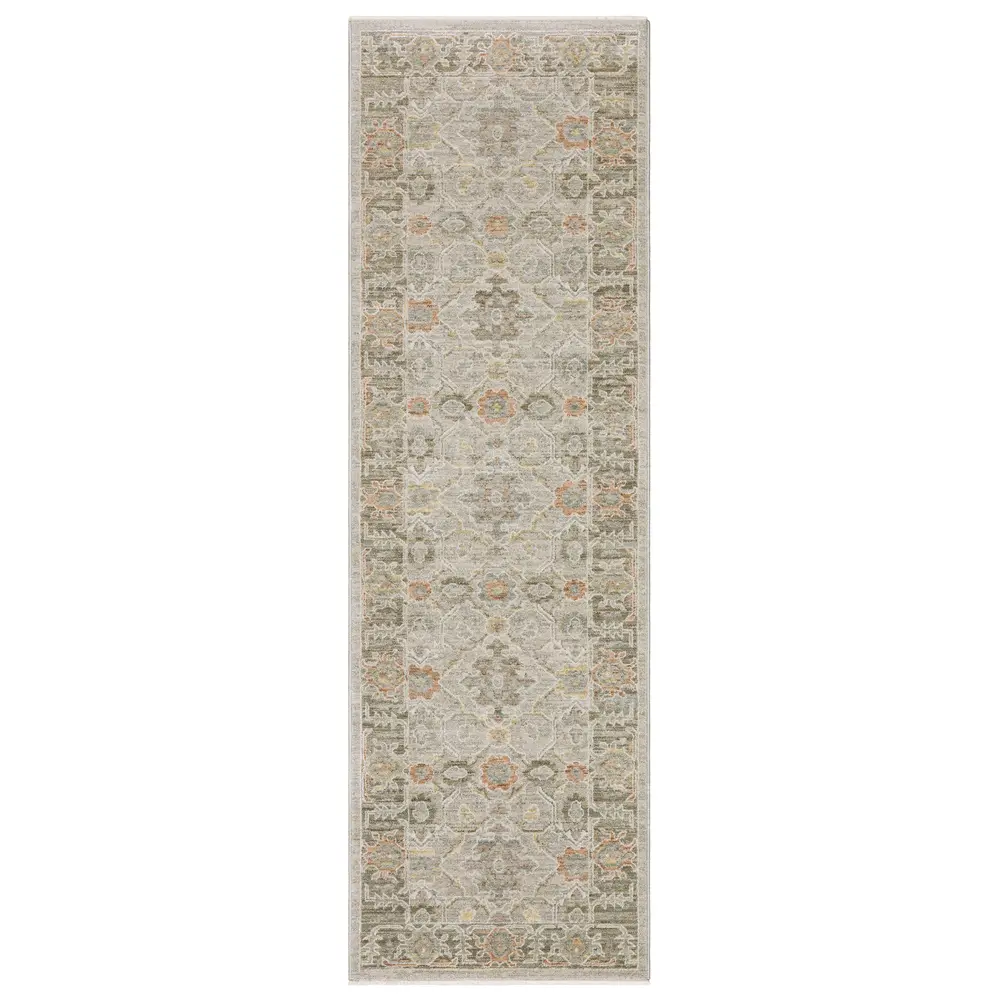 Keaton KEA10 Beige/ Multi Indoor Area Rug - 2'3