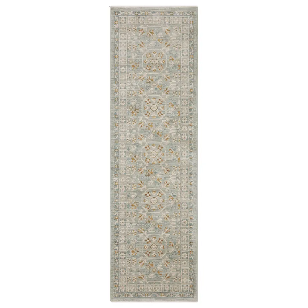 Maeve MAE14 Teal/ Blue Indoor Area Rug - 2'3