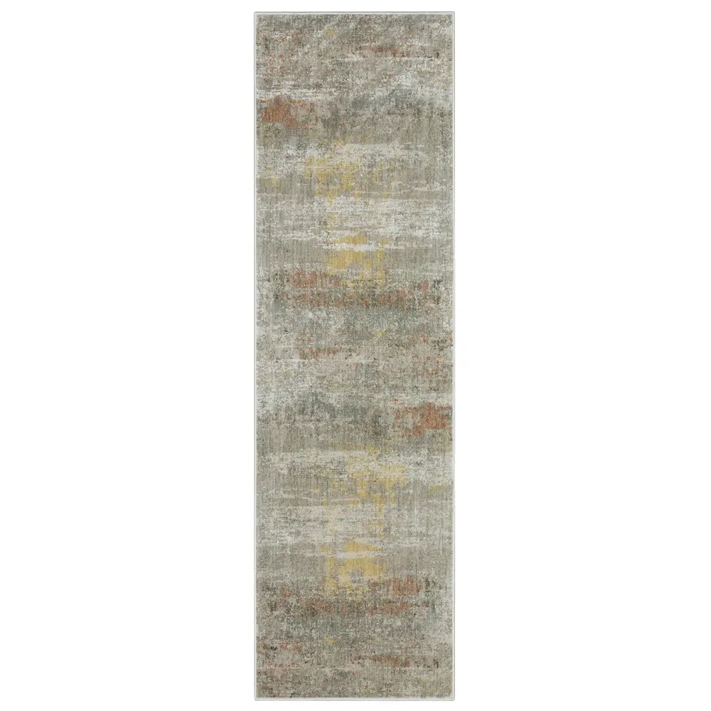 Mallory MAL05 Grey/ Multi Indoor Area Rug - 2'3