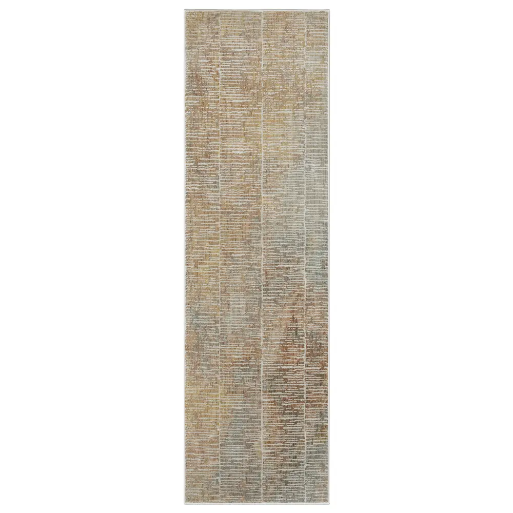 Mallory MAL09 Beige/ Multi Indoor Area Rug - 2'3
