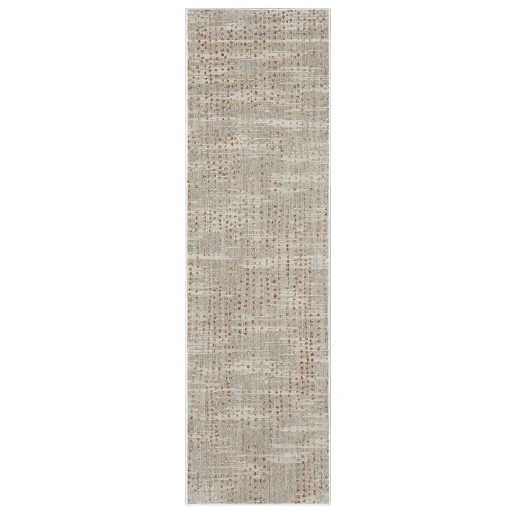 Mallory MAL10 Grey/ Gold Indoor Area Rug - 2'3