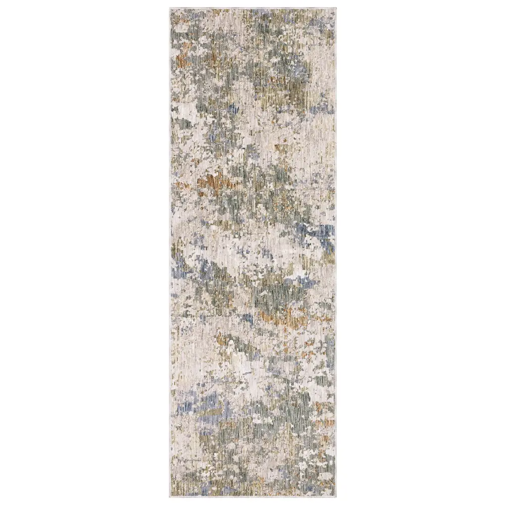 Soho SOH03 Beige/ Multi Indoor Area Rug - 2'7