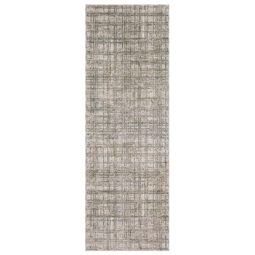 Soho SOH05 Beige/ Multi Indoor Area Rug - 2'7
