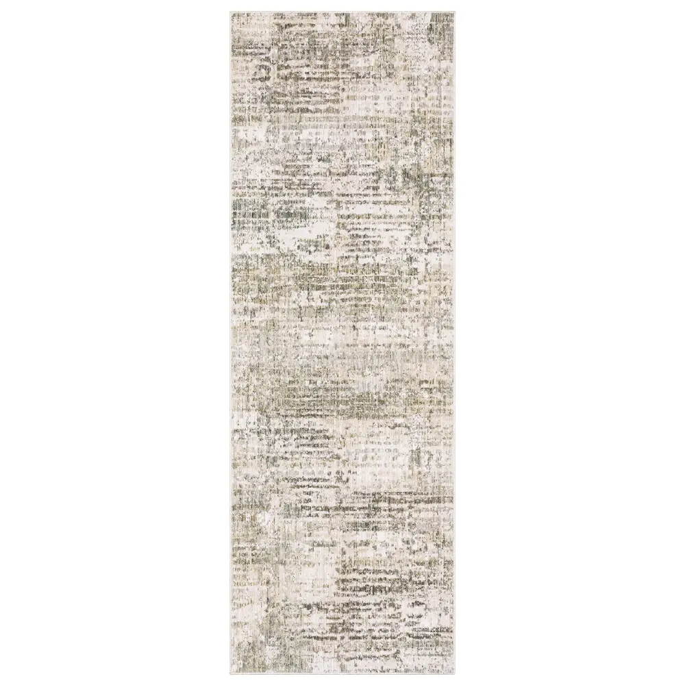 Soho SOH06 Beige/ Grey Indoor Area Rug - 2'7