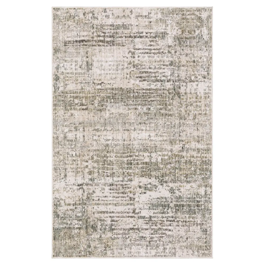 Soho SOH06 Beige/ Grey Indoor Area Rug - 3'2
