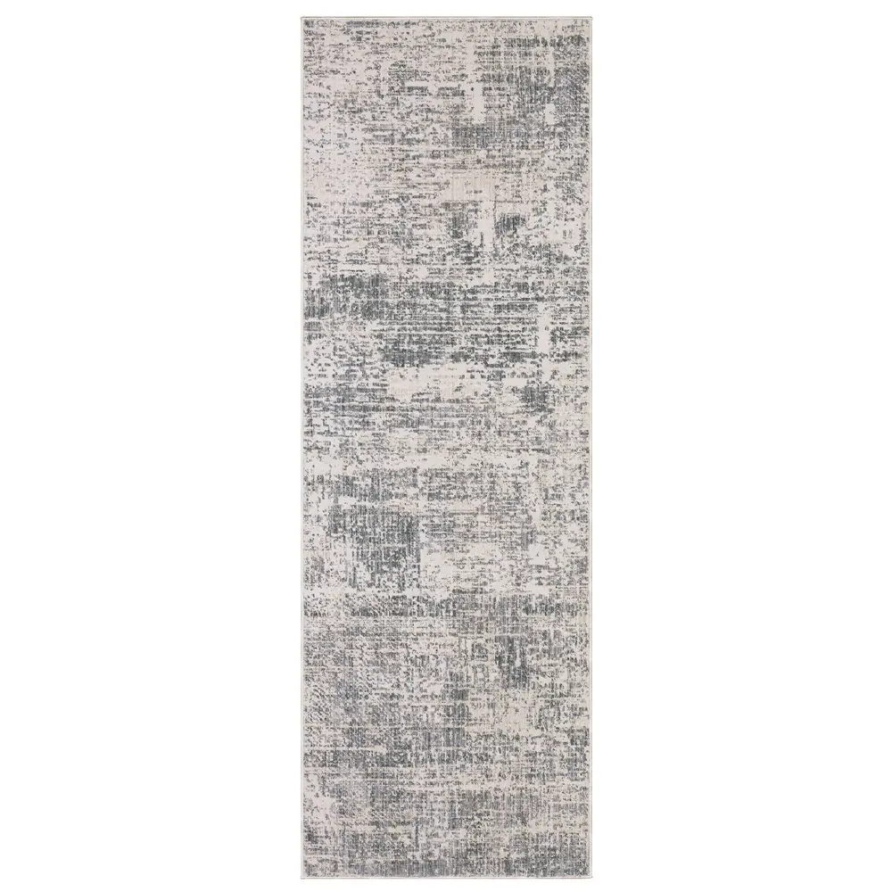 Soho SOH07 Grey/ Blue Indoor Area Rug - 2'7