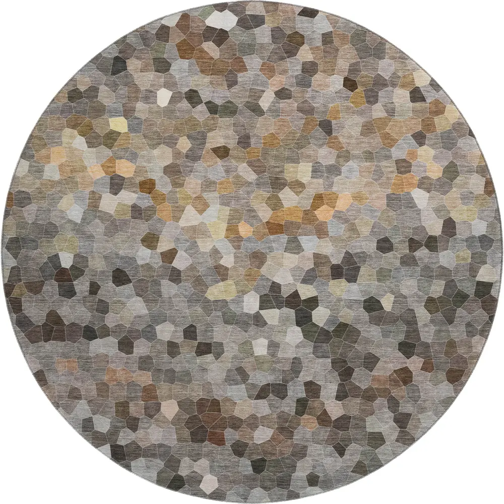 Kaleidoscope KL1 Pewter 8' x 8' Round