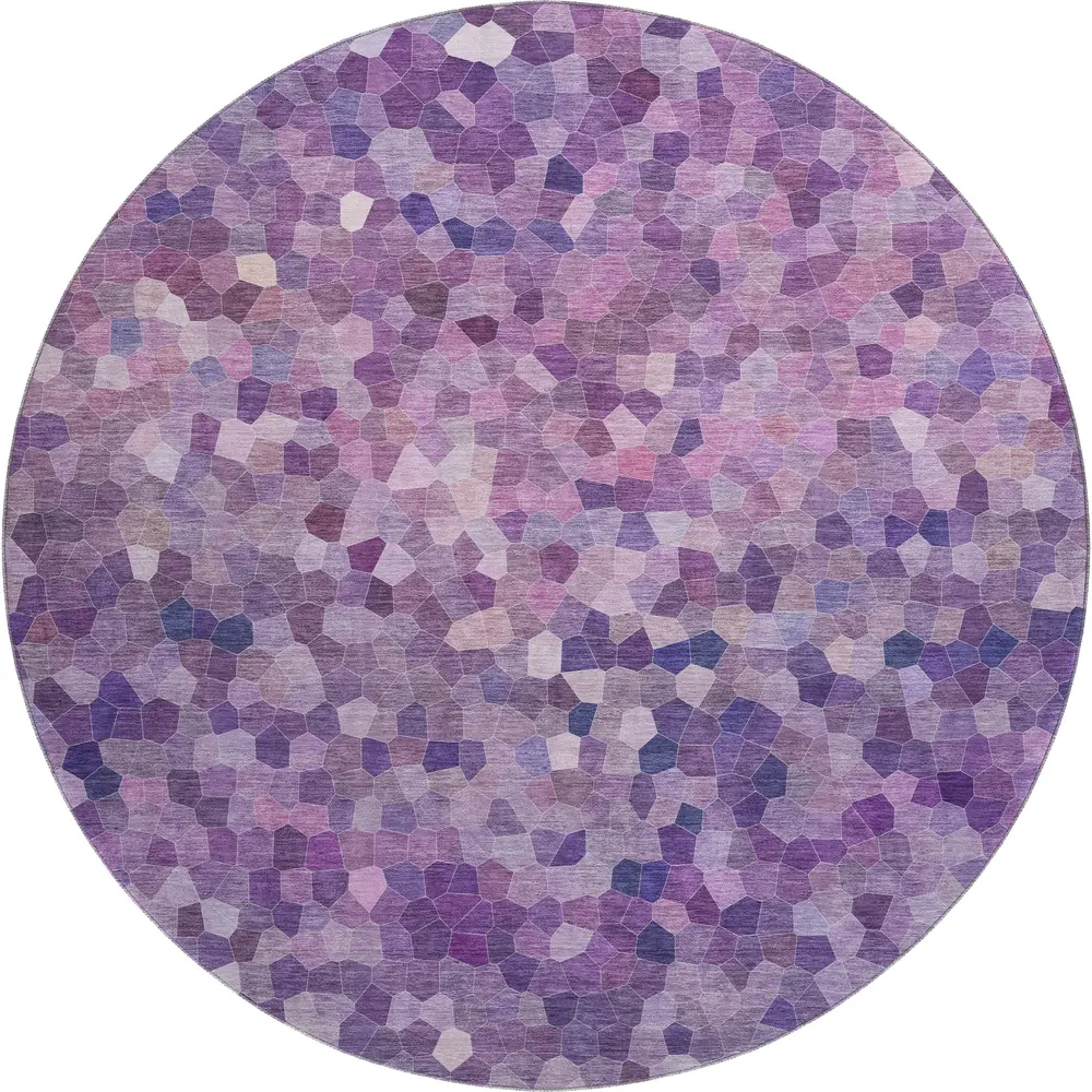 Kaleidoscope KL1 Plum 8' x 8' Round