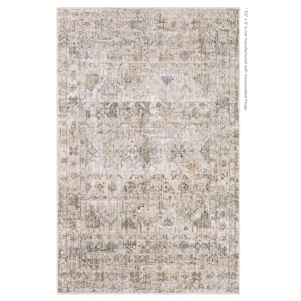 Avalon AVA05 Beige/ Grey Indoor Area Rug - 3'2