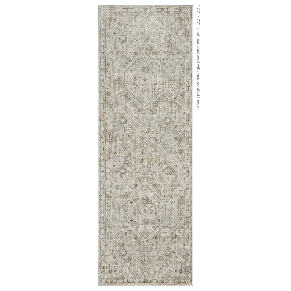 Avalon AVA06 Beige/ Ivory Indoor Area Rug - 2'7