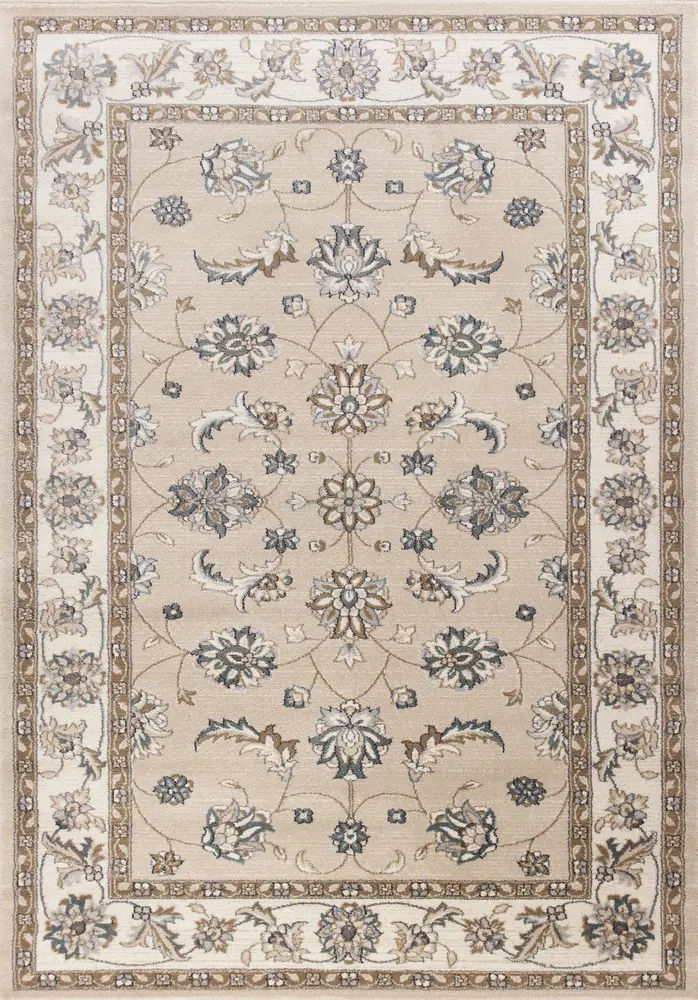 Avalon 5609 Beige/Ivory Mahal Machine Woven Performance Area Rug