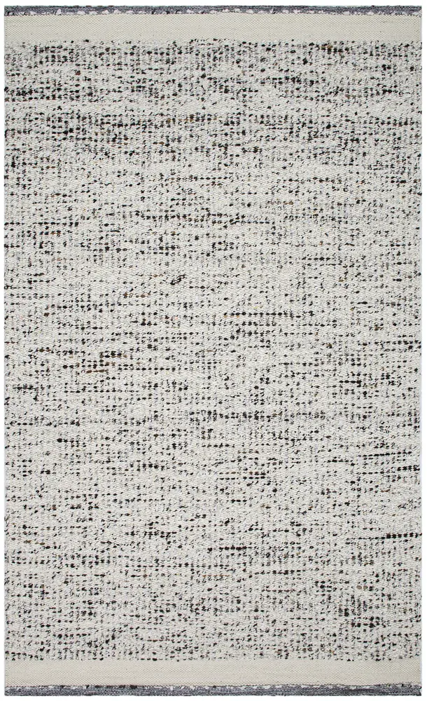 Darcy 2502 Ivory Charcoal Hand Knotted Performance Area Rug
