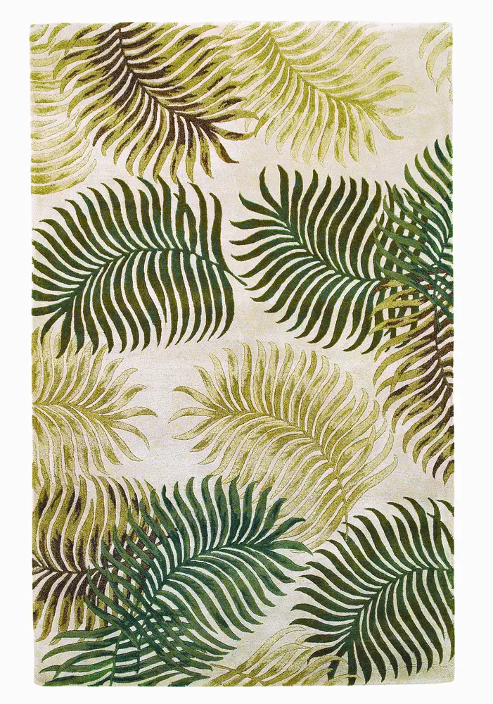 Havana 2622 Natural Fern View Hand Tufted Area Rug