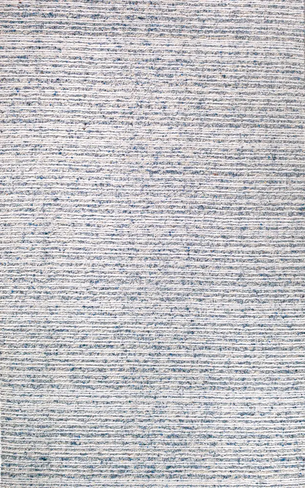 Hayden 8053 Ivory Blue Hand Knotted Performance Area Rug