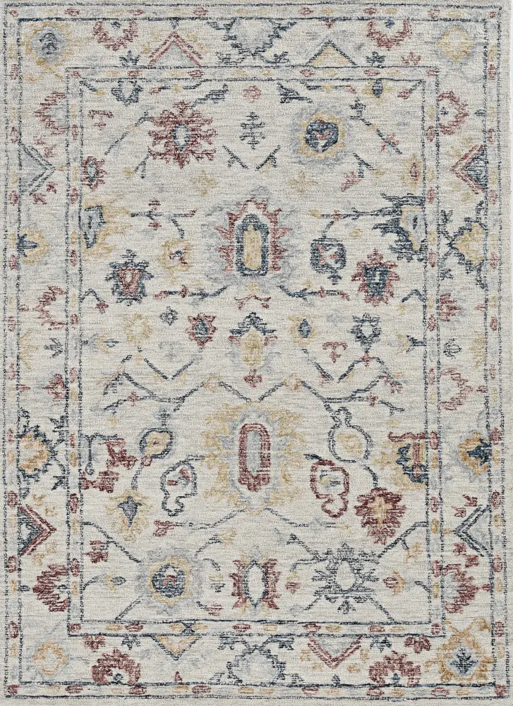 Hudson 2460 Ivory Medina Hand Tufted Area Rug