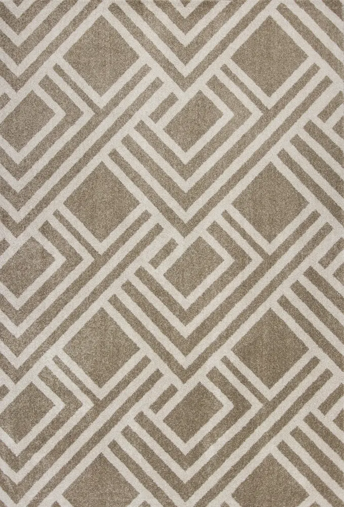 Lucia 2763 Beige Modeme Machine Woven Performance Area Rug