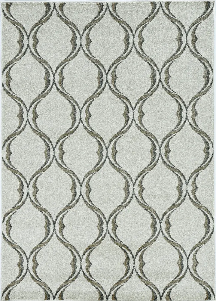 Lucia 2771 Sand Sutton Machine Woven Performance Area Rug