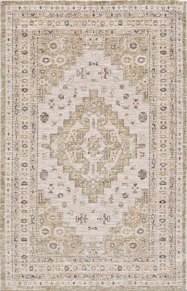 Mira 4611 Ivory/Sage Cellar Machine WovenPerformance Area Rug