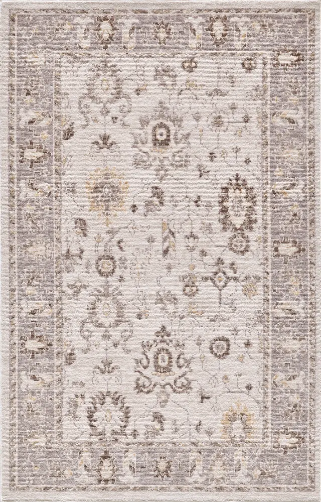 Mira 4613 Ivory/Grey Luna Machine WovenPerformance Area Rug