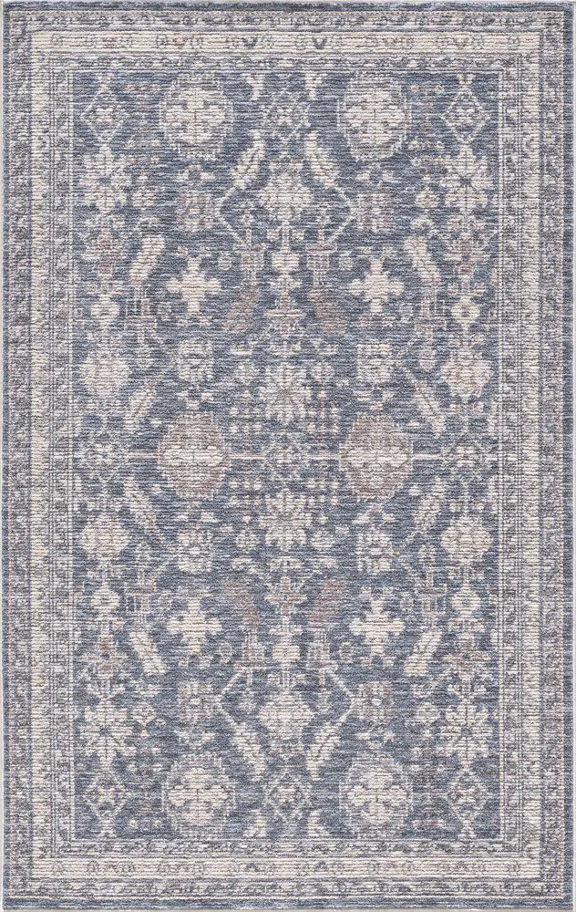 Mira 4615 Denim Greenwich Machine WovenPerformance Area Rug