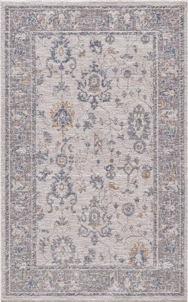 Mira 4616 Ivory/Blue Luna Machine WovenPerformance Area Rug