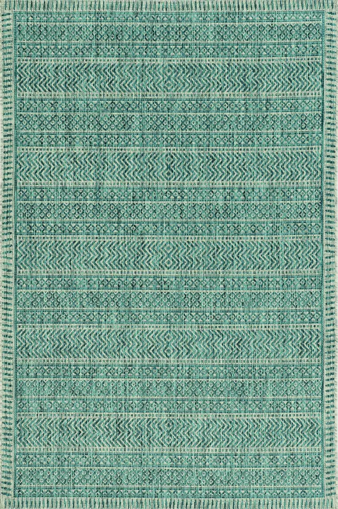 Provo 5755 Teal Horizon Machine Woven Performance Area Rug