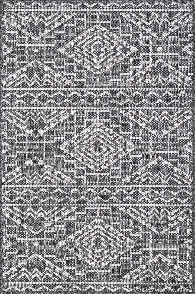 Provo 5780 Black Quinn Machine Woven Performance Area Rug