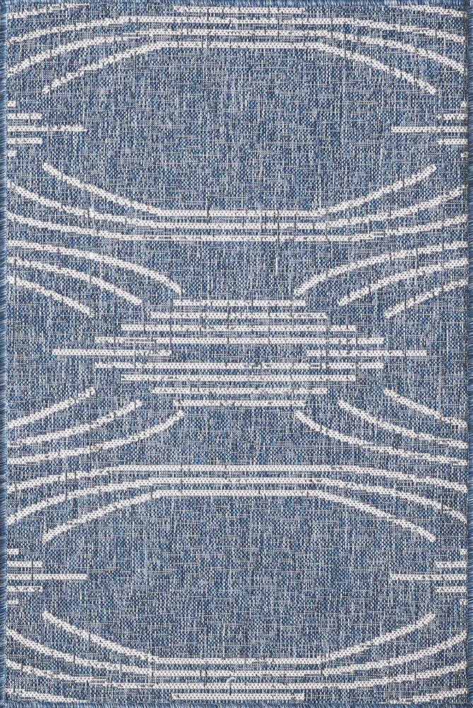 Provo 5781 Blue Contempo Machine Woven Performance Area Rug