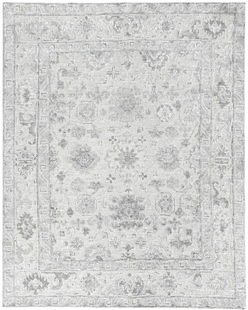 Sophia 2402 Silver Parisian HandknottedArea Rug