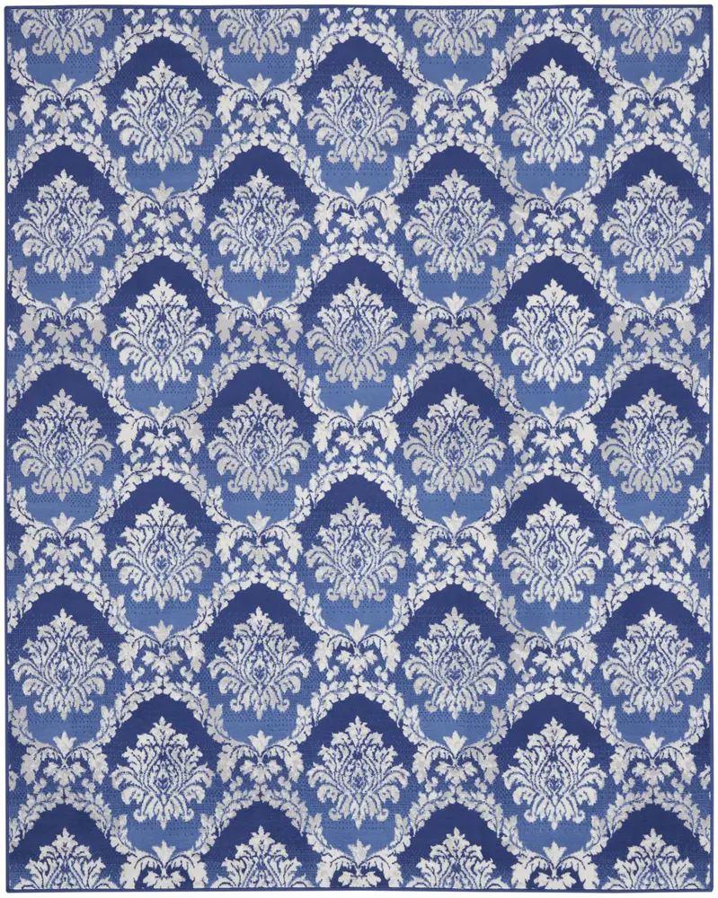 Nourison Whimsicle 8' x 10' Blue Farmhouse Indoor Rug