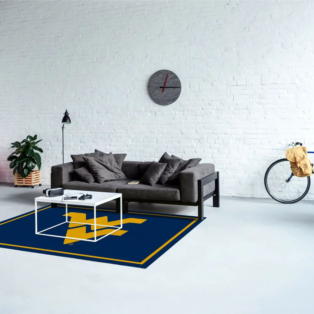 West Virginia University 4x6 Spirit Rug
