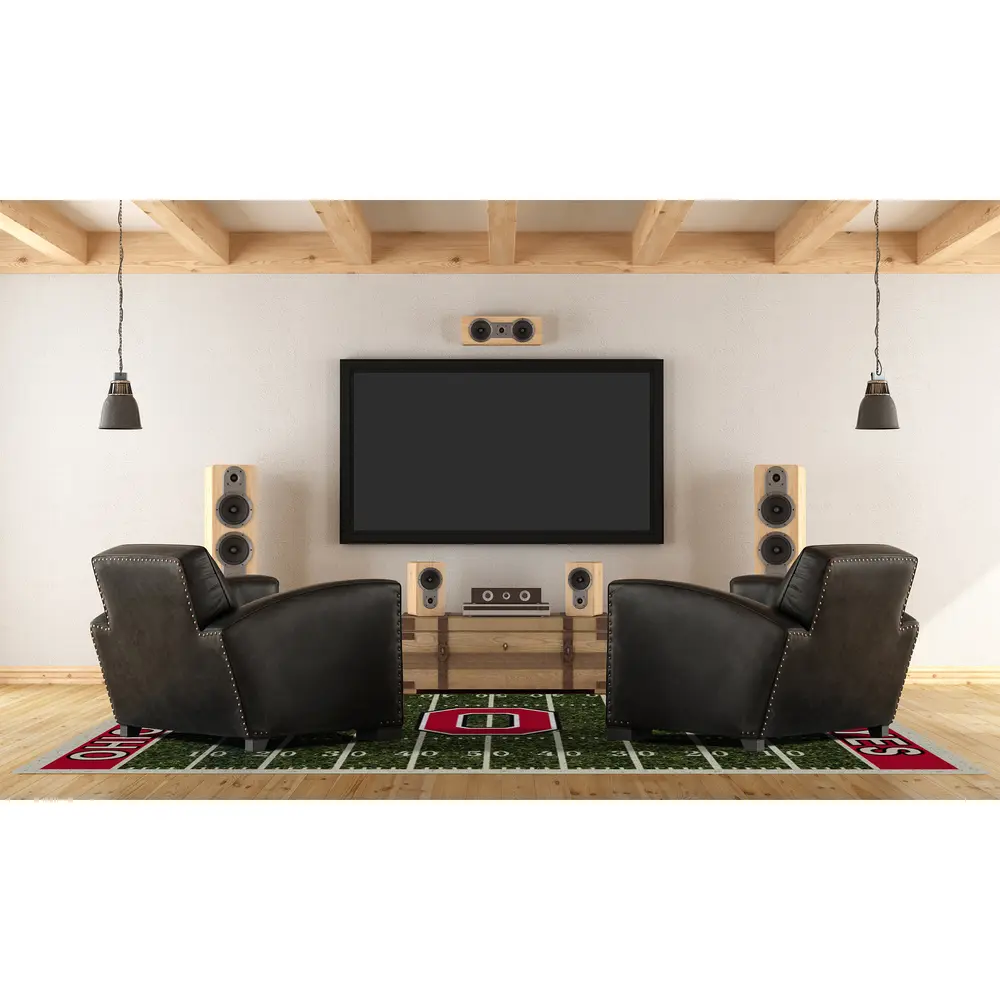 Ohio State 6x8 Homefield Rug