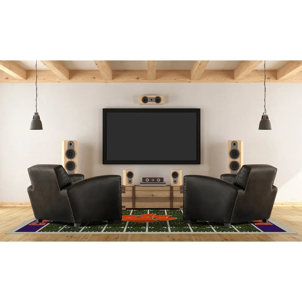 Clemson University 6x8 Homefield Rug