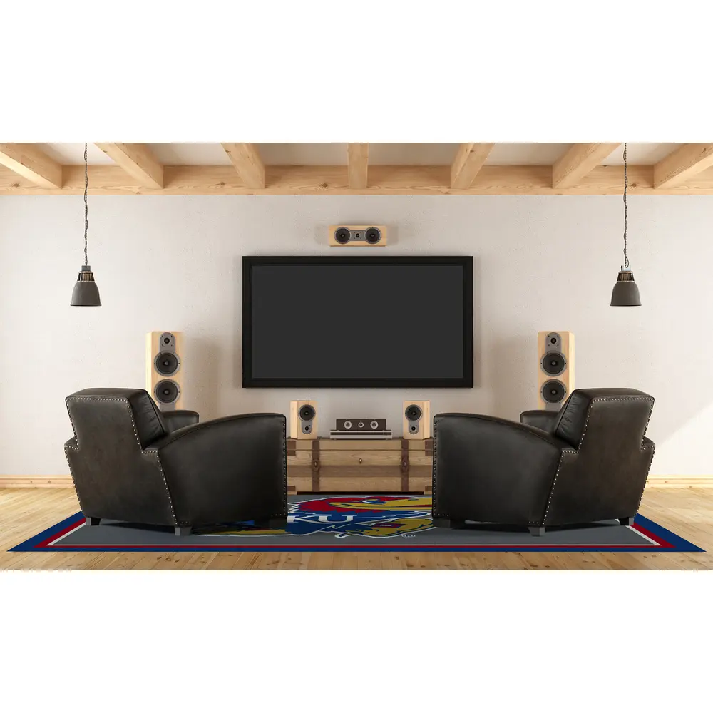 University Of Kansas 6x8 Spirit Rug