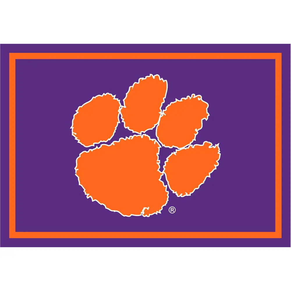 Clemson University 6x8 Spirit Rug