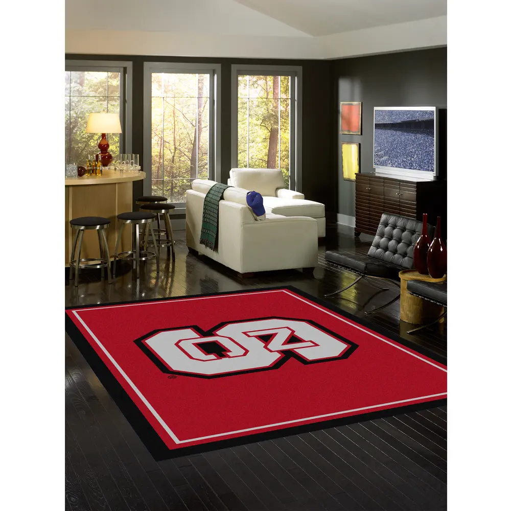North Carolina State  8x11 Spirit Rug