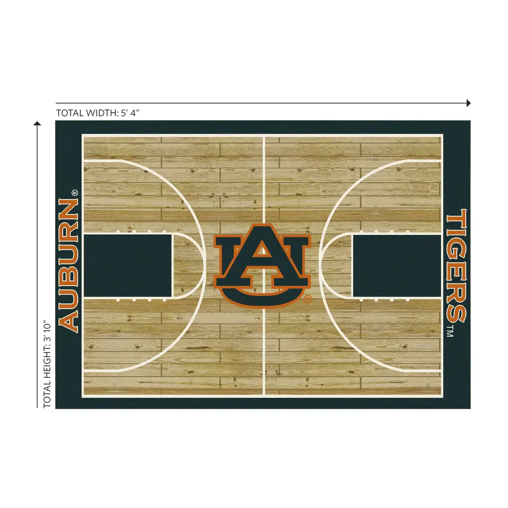 Auburn University 4x6 Courtside Rug