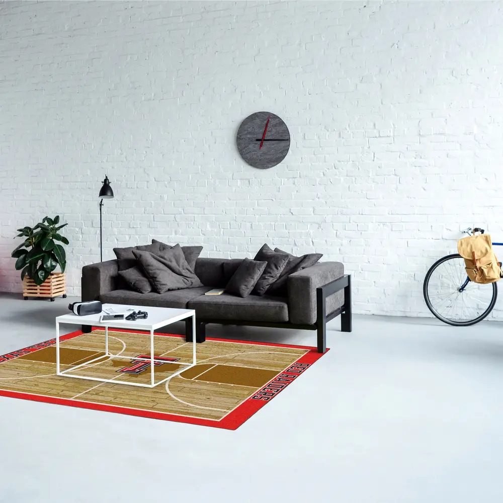 Texas Tech University  4x6 Courtside Rug